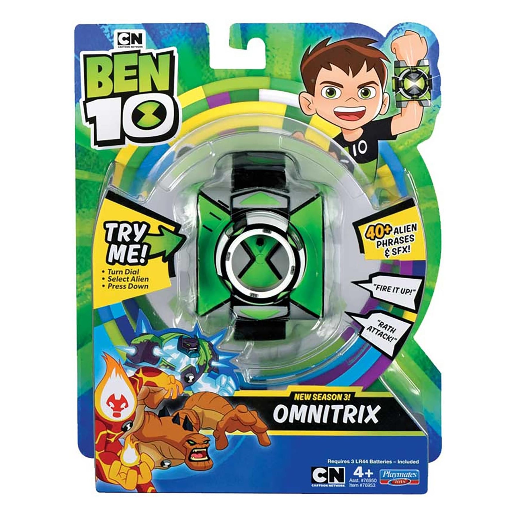 Ben 10 Alien Watch Omnitrix - Walmart.com | Ben 10, 10 things, Alien